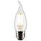 3PK - 4.5w CA11 Candle LED 2700K Medium Base Non-Dimmable - 40w equiv